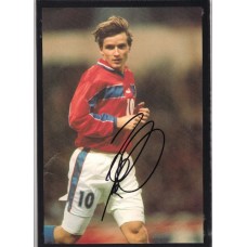  Signed picture of Vladimir Smicer the Czech Republic footballer